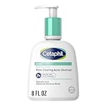 Cetaphil Gentle Clear Pore Clearing Acne Cleanser, Foaming Gel Cleanser for Sensitive, Acne-Prone Skin, 8 Fl Oz Pump Bottle, 2% Salicylic Acid, Gently Exfoliates, Dermatologist Recommended Brand