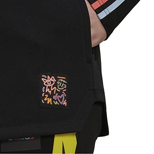 adidas Women's Plus Size Pride Tiro 21 Track Jacket, Black/Multicolor4