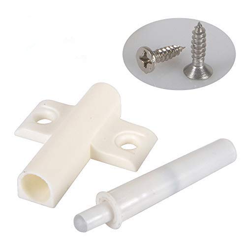 Lot de 30 amortisseurs de porte blancs à fermeture douce pour placard de cuisine, placard, tiroir, avec vis Cover