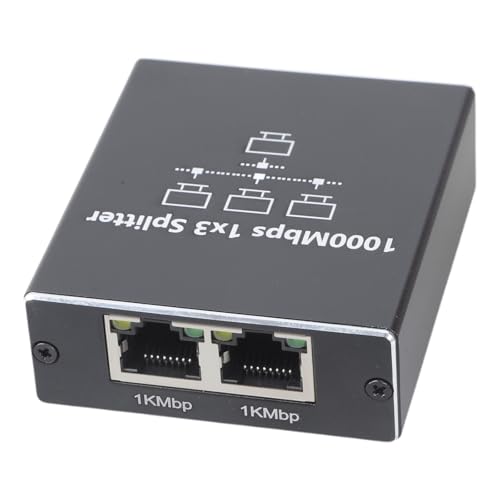 RJ45 �X�v���b�^�[ 1 �` 2 / 1 �` 3 / 1 �` 4 �C�[�T�l�b�g �X�v���b�^�[ 1000Mbps �l�b�g���[�N �R���o�[�^�[�ŊȒP�ɃC���^�[�l�b�g�ڑ� �l�b�g���[�L���O�ڑ�