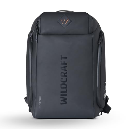Image of Wildcraft Torres Pro 25 Ltrs Laptop Backpack for Travel Gym Office | Unisex Backpack with Rain Cover | Durable & Spacious Bag for Men & Women
