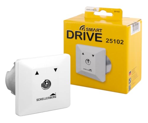 Schellenberg 25102 Schlüsselschalter Unterputz für Garagentor, Torantrieb, elektrische Türöffner