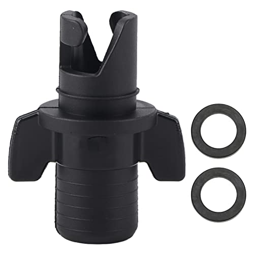 Xolsurg Air Valve Adapter Connector Inflation Pump Hose Screw Pump Kayak Boat PVC Black