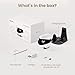Enabot EBO Air 2 FamilyBot Indoor Security Camera Robot: 2K Pet Camera, Movable Home Robot, Custom Facial Expression, Auto-Recharge, Battery-Operated, 2-Way Talk, Night Vision(Dove White)