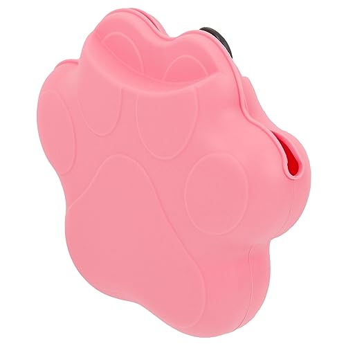 Milisten 1個 ペットスナックパック 犬の爪切り 犬用クレート 犬のおしっこパッド 犬用足クリーナー わんわんバッグ ペットスナックウエストバッグ ペットトリートバッグ シリカゲル ピンク