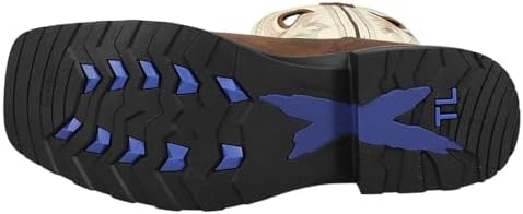 Tony Lama Men's Fireball Western Work Boot Composite Toe Bark 11 D Review | Image 5