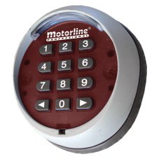 Teclado numerico inalambrico Motorline TEC1 para accionamiento de automatismos, Motores y centrales de Garaje, Puertas peatonales, Control de accesos Cover