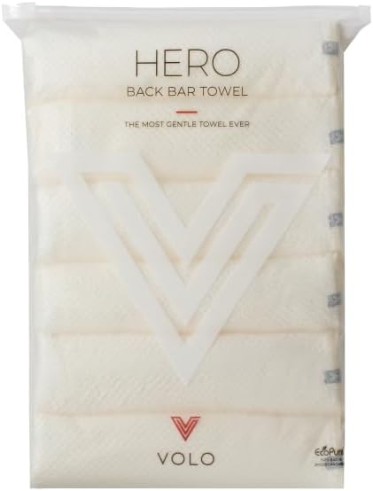 VOLO Back Bar Hair Towel, 6 Pack, Quick Dry Salon Towels for Hair Care, Hair Stylists, Spa, Home, Ultra Soft & Super Absorbent Nanoweave Hair Towel Wrap for Women, Small, 28" x 16" (Cloud Pink)
