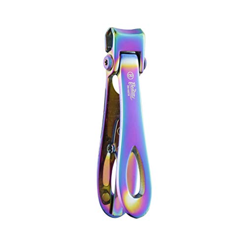 Image of Beaute Secrets Luxury Nail Cutter Set With Nail Filer, Fingernail & Toenail Clipper with Sharp and Sturdy Blade, Premium Stainless Steel Nail Set with 17mm Wide Jaw Opening for Thick Nails (Rainbow)