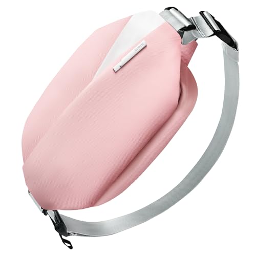 Image of Inateck Sling Bag, Stylish Crossbody Bag with Adjustable Shoulder Strap, Water-Resistant Shoulder Bag for Men and Women Multipurpose Sling Bag (Pink)