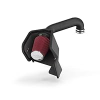 K&N 63-1561 Waschbarer und wiederverwendbarer KFZ Hochleistungsluftfiltersystem , Rot