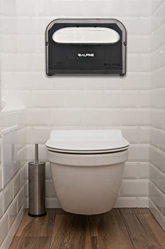 Alpine Toilet Seat Cover Dispenser - Wall Mount Disposable Toilet Seat Cover Holder For Commercial And Residential Use, Half Fold. #TOP6