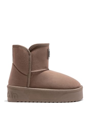 D.Franklin Botas Australianas de Corte Bajo de Mujer Nordic V.2 Basic Low en Marrón Crema - Botas para Mujer - Moda casual - Talla (39) - Modelo nordic-v2-basic