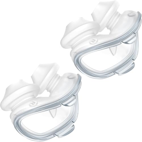 Image of Replacement Cushions for AirFit P10 Nasal Pillow, 2-Pack, Ultra-Soft Silicone, Secure Fit, Leak-Free, Latex-Free (Medium)