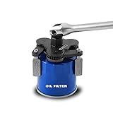 CHILI TOOLS Universal Adjustable No-Slip Magnetic Oil Filter Wrench with 3/8' Square...