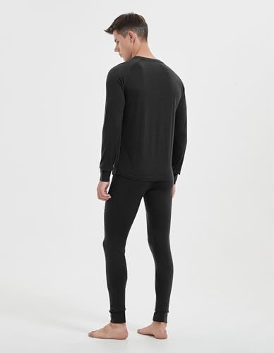 Iguana Mens 100% Merino Wool Base Layer Sets for Ski Lightweight Thermal Underwear2