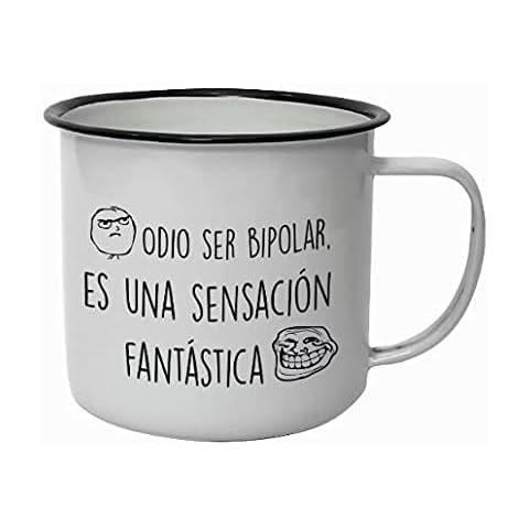 Taza de metal esmaltada estilo vintage apta para lavavajillas Cover