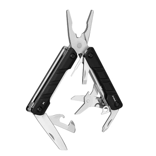 OKNIFE Otacle P1 11-in-1 Multi-Plier, Lightweight Multitool Pliers with Scissors, Bottle Opener and Screwdriver, EDC Gear with Lanyard Hole