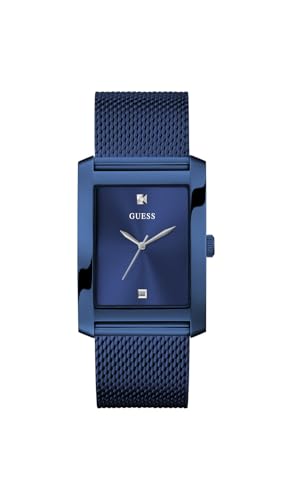 Image of GUESS Clyde Analog Watch for Men with Rectangle Dial & Water Resistant Man's Wrist Watches
