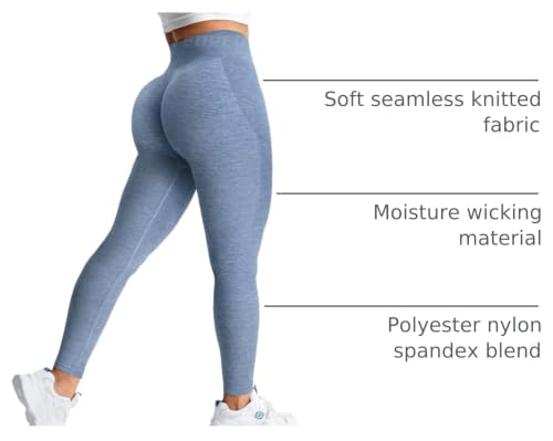 Image of YEOREO Boost Amplify Leggings for Women Seamless Scrunch Leggings | High Waist, Scrunch, Yoga, Athletic