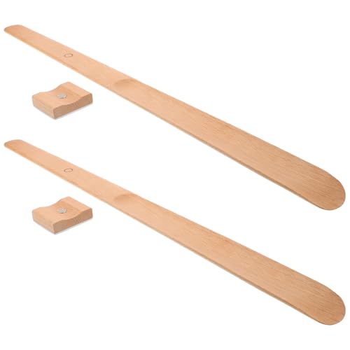 Calzador de madera largo LALAFINA para usar en la cama y mejorar la movilidad