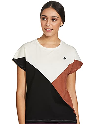 Image of Mode By Red Tape Women's Off White Round Neck T-Shirt