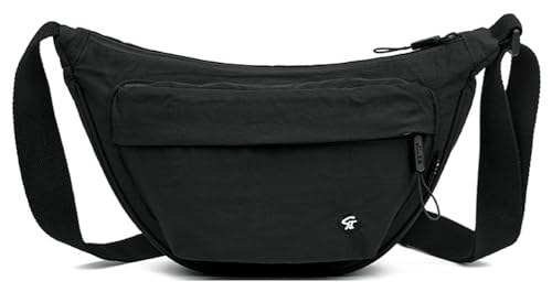 Slouchy Nylon Hobo Bags Women Underarm Cross Body Purses Trendy Shoulder Hobo Crossbody Purse Bag Satchel Tote Handbag