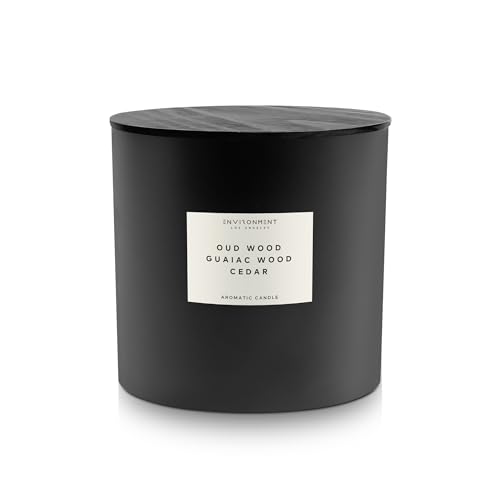 Environment Inspired by Designer TF Oud Wood Candle, 55oz Luxury