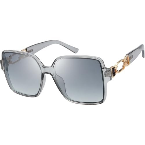 The Fresh Women's Oversized Square Hybrid Butterfly Fashion Sunglasses - Exquisite Packaging