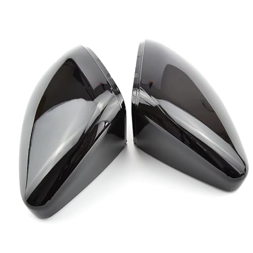 Coques de rétroviseurs aspect carbone noir pour VW Passat B7 finition premium
