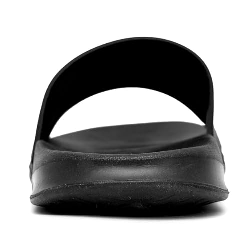 Image of Nautica Men's Open Toe Slide Sandals - Comfortable Indoor & Outdoor Shower Slippers