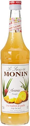Monin Pineapple Syrup In Glass Bottle, 700 ml