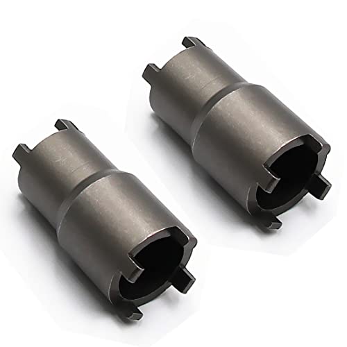 Image of 20mm 24mm Clutch Lock Nut Removal Tool,4-Pin Spanner Socket Wrench | For Motorcycle ATV Dirt Bike (2PCS)