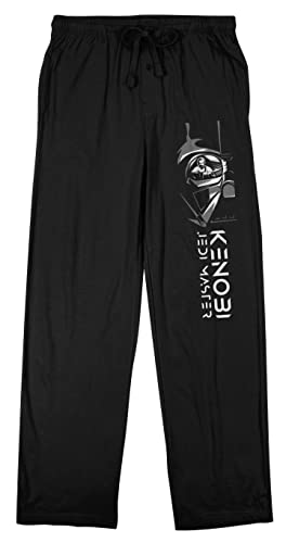 Star Wars: OBI-Wan VS Vader Men's Black Sleep Pajama Pants