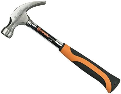 TopBuilt 16 Ounce Curve Claw Hammer Tubular Steel Handle 25059