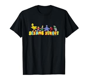 Sesame Street - Bibo Ernie Bert Cookie Monster Elmo Oscar T-Shirt