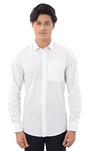 Image of Men's Solid Slim Fit Shirt
