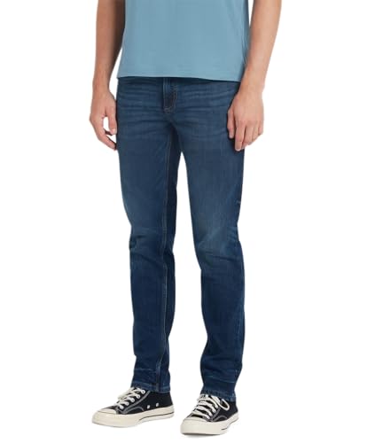Farah Mens Elm Str Denim Washed Jeans, Worn Rinse, 34W / 32L UK