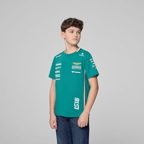 Aston Martin F1 2025 Kids Stroll Team Tshirt Green3