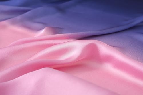 Image of MALINA Women's Polyester Silk Satin Stole Scarf - Soft Lightweight Fashion Wrap, Elegant Floral & Gradient Design, summer stole,Scarf For Women,Premium Stole,Large Size 180x90 cm'