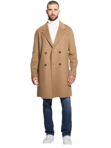 GUESS Men's Double Breasted Coat