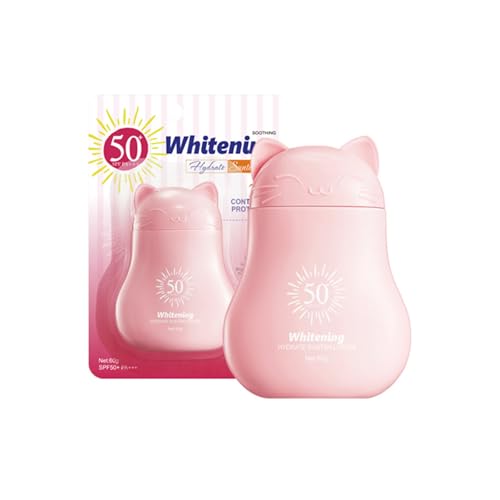 Blanqueador e hidratante protector solar con efecto iluminador, crema de día UPF 50+ crema facial luminosa contra manchas de pigmentación, equilibra el tono de la piel | aclara el tono de la piel
