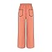 TANGNADE Baggy Barrel Sweatpants Women Fall Fashion 2025 Casual Loose Wide Leg Lounge Pants with Pockets Travel Outfits Orange M Teacher Outfits for Women Plus Size