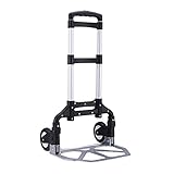  YAODCHU Chariot de Courses, Chariot Domestique, Chariot Pliable, remorque à Bagages, Chariot d\'épicerie, Camion de fret, camions à Main