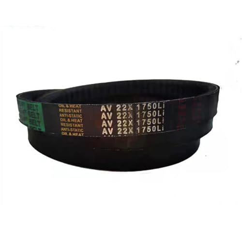 Correa trapezoidal dentada AV 22X de caucho de alta resistencia con borde sin rematar 4