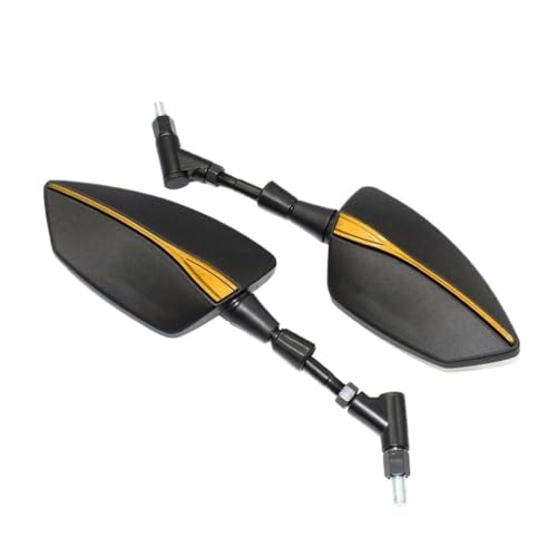 Espejos TMAX 530 ajustables con visión ampliada antirreflejos para moto