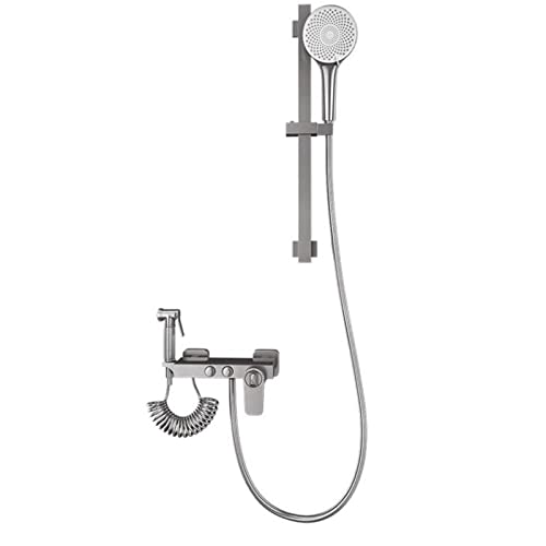 Mitigeur thermostatique de baignoire et douche mural en laiton