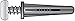 ACEDS 5335054 6-8 Plastic Anchor with Screw44; Zinc - Card of 6