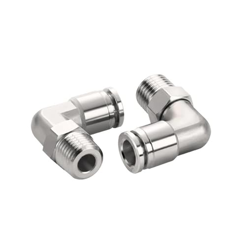 Accesorio neumático PC de acero inoxidable 304 con rosca de 1/4 y alta resistencia mecánica 5