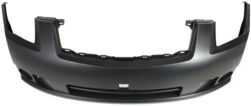 Front Bumper Cover Plastic With Fog Light Holes For Nissan Sentra 2007-2009 - NI1000241